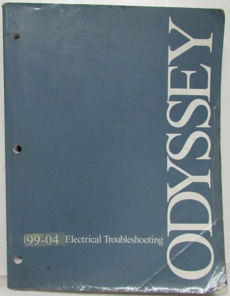 1999-2004 Honda Odyssey Van Electrical Troubleshooting Service Manual