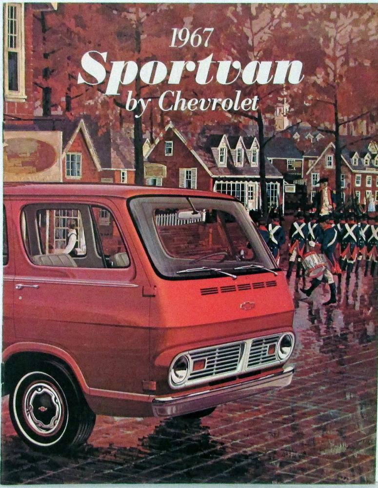 1967 Chevrolet Sportvan 10 20 Truck Dealer Sales Brochure Original Revised R1