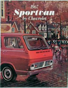 1967 Chevrolet Sportvan 10 20 Truck Dealer Sales Brochure Original Revised R1