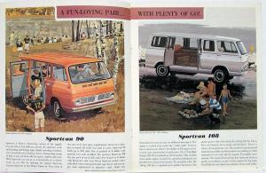 1967 Chevrolet Sportvan 10 20 Truck Dealer Sales Brochure Original Revised R1