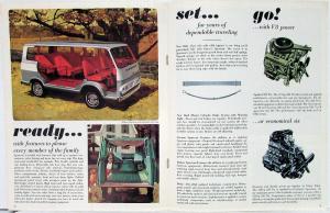 1967 Chevrolet Sportvan 10 20 Truck Dealer Sales Brochure Original Revised R1