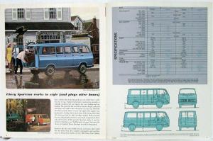 1967 Chevrolet Sportvan 10 20 Truck Dealer Sales Brochure Original Revised R1