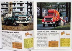 1967 Chevrolet Gas Diesel Conventional Cab Series 70 80 Truck Brochure Rev R1