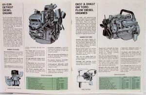 1967 Chevrolet Gas Diesel Conventional Cab Series 70 80 Truck Brochure Rev R1