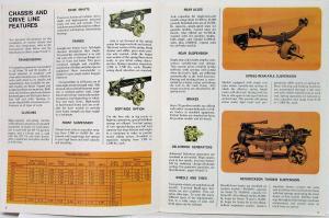 1967 Chevrolet Gas Diesel Conventional Cab Series 70 80 Truck Brochure Rev R1