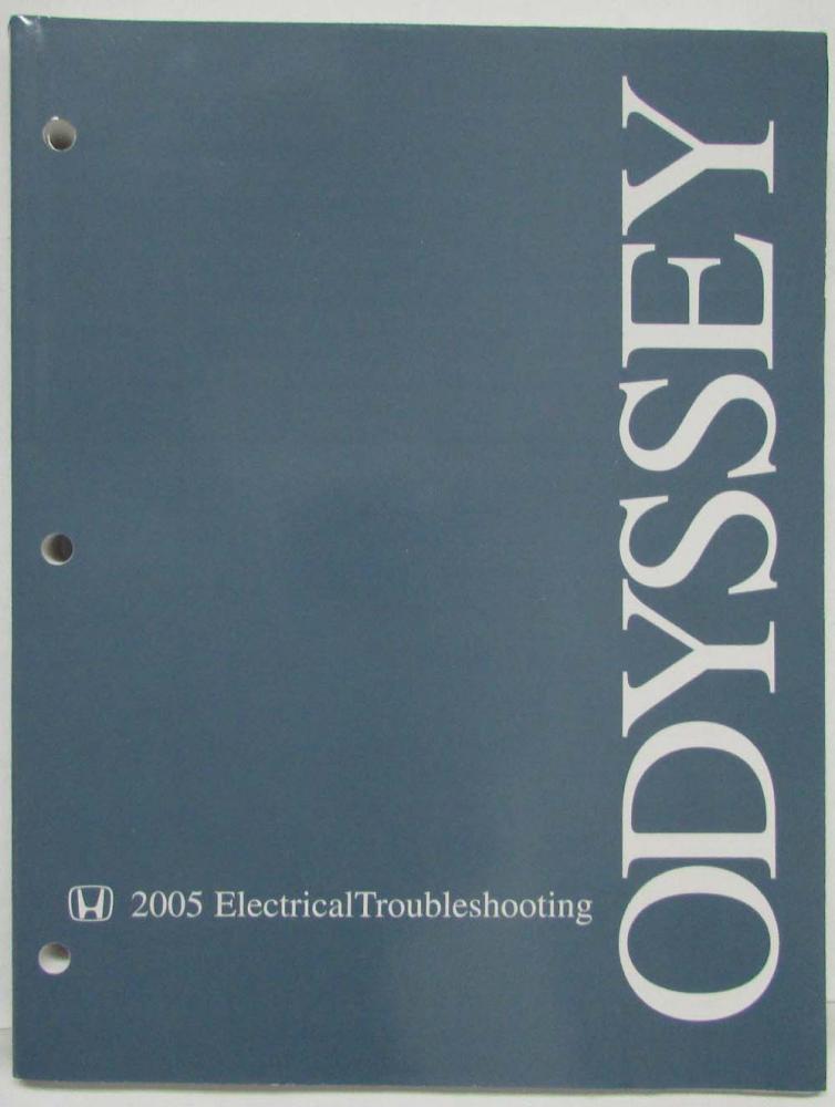 2005 Honda Odyssey Van Electrical Troubleshooting Service Manual