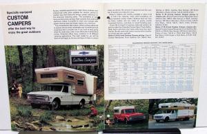 1968 Chevrolet Pickup Chassis Cab Stake Truck Dealer Sales Brochure Original