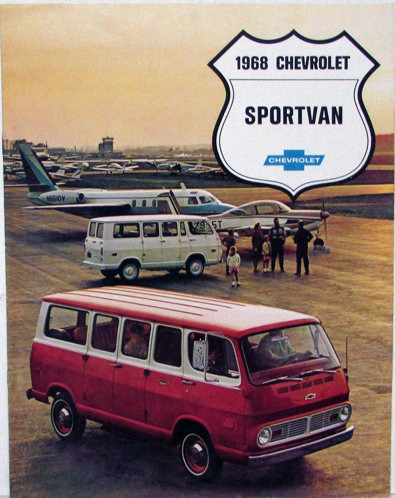 1968 Chevrolet Sportvan GS GE 10 20 Camper Truck Sales Brochure Orig Revised R1