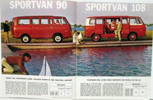 1968 Chevrolet Sportvan GS GE 10 20 Camper Truck Sales Brochure Orig Revised R1