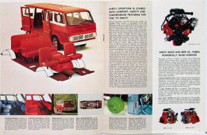 1968 Chevrolet Sportvan GS GE 10 20 Camper Truck Sales Brochure Orig Revised R1