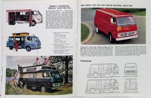 1968 Chevrolet Sportvan GS GE 10 20 Camper Truck Sales Brochure Orig Revised R1