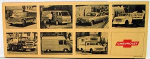 1967 Chevrolet Engines & Power Trains Mobile Truck Exhibit Sales Folder Orig