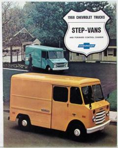 1968 Chevrolet Step Van & Forward Control Chassis Truck Sales Brochure Original