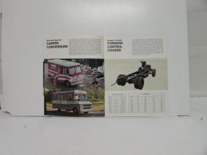 1968 Chevrolet Step Van & Forward Control Chassis Truck Sales Brochure Original