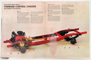 1968 Chevrolet Step Van & Forward Control Chassis Truck Sales Brochure Original