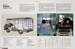 1968 Chevrolet Step Van & Forward Control Chassis Truck Sales Brochure Original