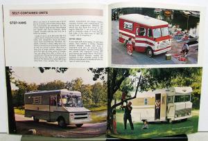 1968 Chevrolet Campers RV Series 10 20 30 Truck Dealer Sales Brochure Original