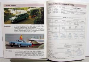 1968 Chevrolet Campers RV Series 10 20 30 Truck Dealer Sales Brochure Original