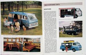 1968 Chevrolet Campers RV Series 10 20 30 Truck Dealer Sales Brochure Original