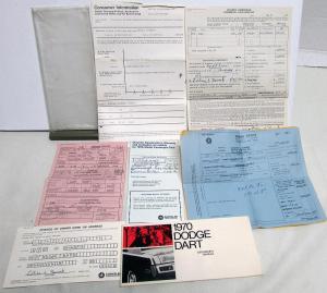 1970 Dodge Dart Custom Swinger 340 ORIGINAL Owners Manual Care & Op W/Extras