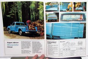 1969 Chevrolet Pickup Chassis Cab 4 Wheel Drive Truck Sales Brochure Original