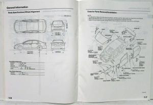 2006 Honda Civic Hybrid Body Repair Service Manual