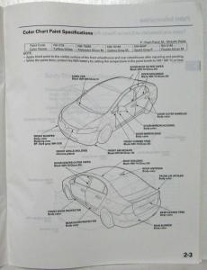 2006 Honda Civic Hybrid Body Repair Service Manual