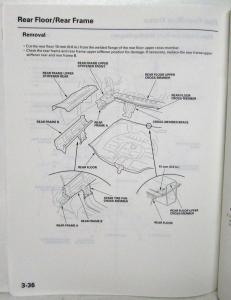 2007 Honda CR-V SUV Body Repair Service Manual
