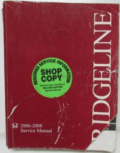 2006 2007 2008 Honda Ridgeline Shop Service Repair Manual - Foto 3