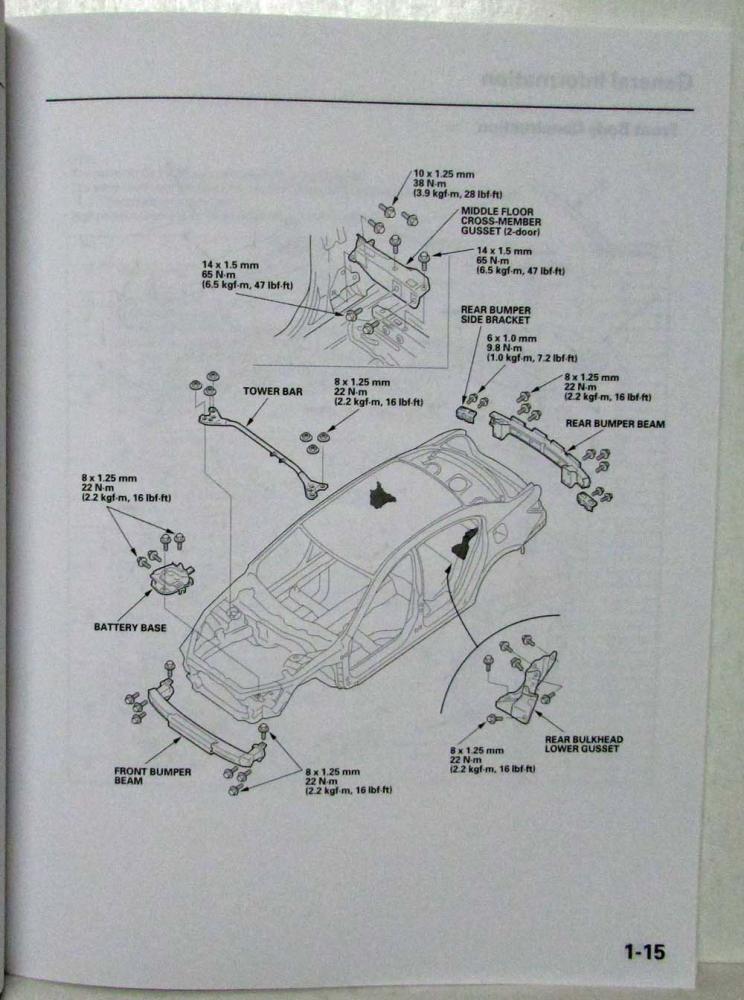 Honda Accord Body Parts Diagram 2004 Honda Accord Lx