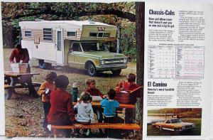 1970 Chevrolet Campers & RV Motor Home Van Truck Dealer Brochure Revised R1