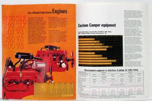 1970 Chevrolet Campers & RV Motor Home Van Truck Dealer Brochure Revised R1
