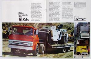 1970 Chevrolet Conventional & Tilt Series 40 50 60 Truck Sales Brochure Rev R1