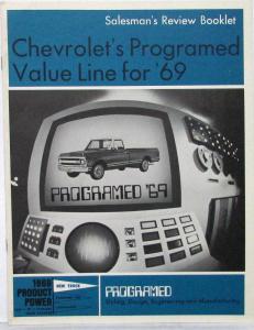 1969 Chevrolet Truck Salesmans Presentation Review Booklet Original