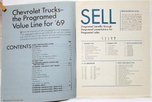 1969 Chevrolet Truck Salesmans Presentation Review Booklet Original