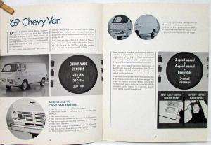 1969 Chevrolet Truck Salesmans Presentation Review Booklet Original