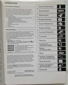 2009 Honda Fit Service Shop Repair Manual