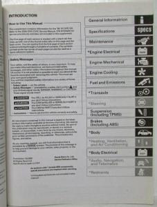 2006 2007 2008 2009 2010 Honda Civic GX Service Shop Repair Manual Supplement