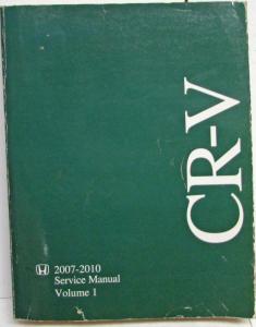 2007 2008 2009 2010 Honda CR-V SUV Service Shop Repair Manual 2 Vol Set