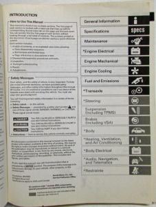 2007 2008 2009 2010 Honda CR-V SUV Service Shop Repair Manual 2 Vol Set