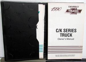 1990 Chevrolet C/K Series Truck Owners Manual Silverado Scottsdale 454 SS 4 W/D
