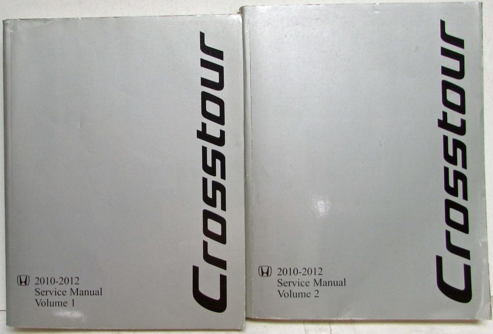 2010 2011 2012 Honda Crosstour Service Shop Repair Manual 2 Vol Set
