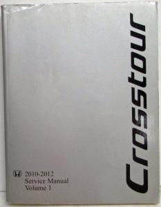 2010 2011 2012 Honda Crosstour Service Shop Repair Manual 2 Vol Set