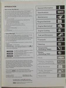 2010 2011 2012 Honda Crosstour Service Shop Repair Manual 2 Vol Set