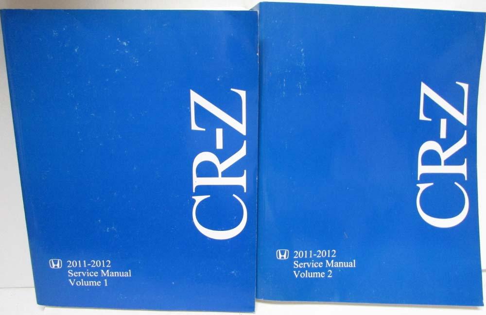 2011-2012 Honda CR-Z Service Shop Repair Manual 2 Vol Set