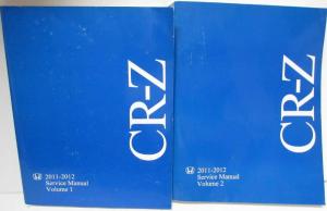 2011-2012 Honda CR-Z Service Shop Repair Manual 2 Vol Set