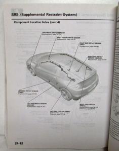 2011-2012 Honda CR-Z Service Shop Repair Manual 2 Vol Set