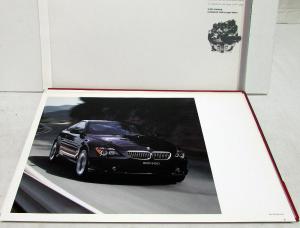 2004 BMW 6 Series 645Ci Coupe Custom Hardbound Prestige Sales Portfolio