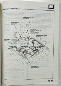 1986 Acura Legend Service Shop Repair Manual