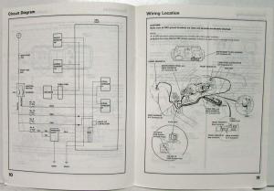 1987 Acura Legend Coupe SRS Service Manual Supplement